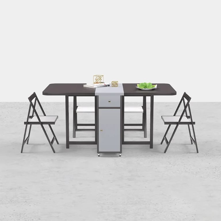 Picture of Sai Rectangle Folding Dining Table Set
