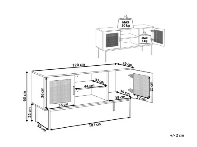 صورة وحدة تليفزيون طراز بوهيمي