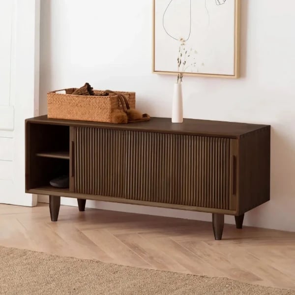 Ravello - Fluted Natural Wood Sideboard