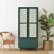 Picture of Vart Wardorbe Natural wood with Rattan