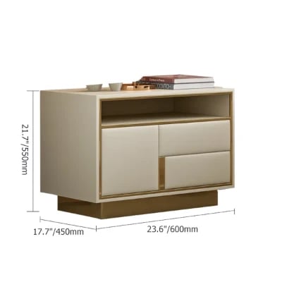 Picture of Klasio Nightstand Natural wood - One drawer