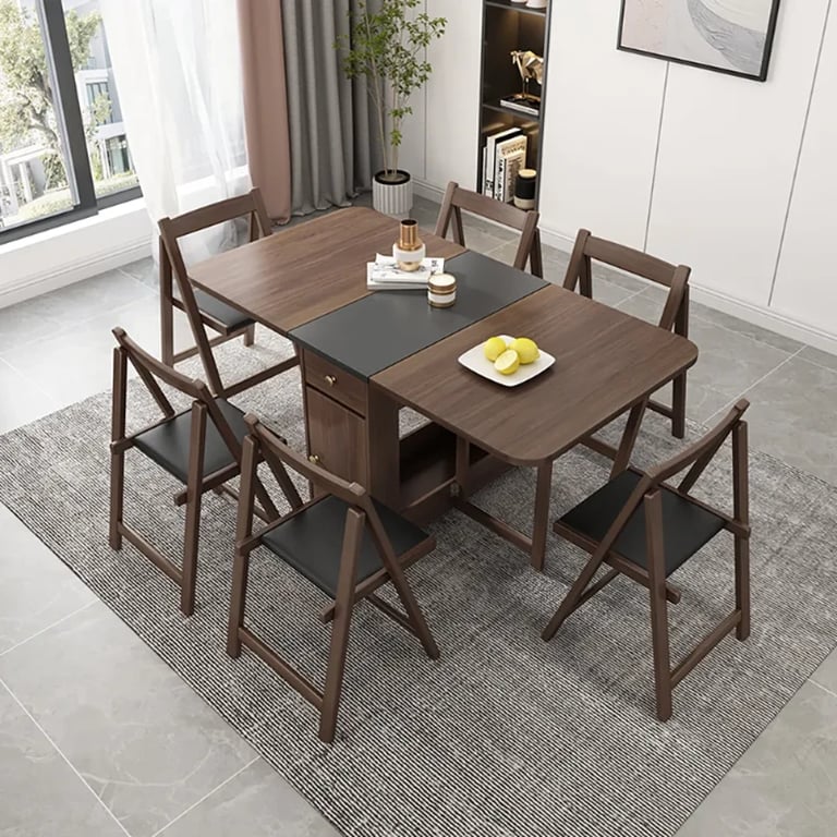 Picture of Sai Rectangle Folding Dining Table Set