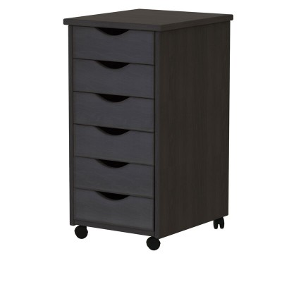 6 Drawer Rolling Storage Chest