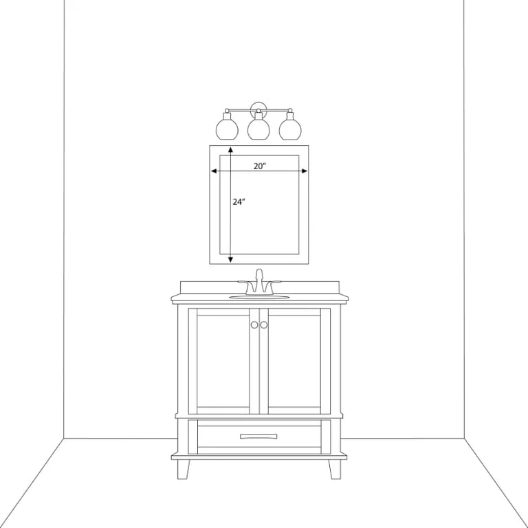 Meade Ebony Bronze, Brown Framed Wall Mirror, Rectangular Vanity Mirror