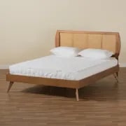Picture of Kaïla Natural Wood Bed – Modern Design