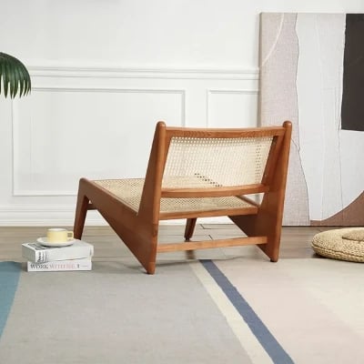 صورة كرُوكو كرسي لاونج جاباندي – من الخشب الطبيعي والراتان