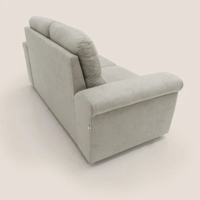 Picture of Minerva Pillow-Back Sofa – Soft Beige Comfort with Rolled Arm Design