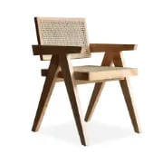 Picture of Zavira Rattan Accent Chair – Minimal Form, Natural Texture