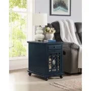 Picture of Ahmara Side table natural wood with storage