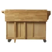 Wobbi Wooden Rolling Kitchen Island
