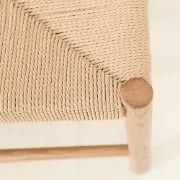 Picture of Saku Boho Woven Wood Bench