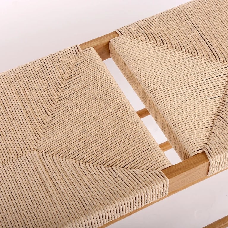 صورة مقعد ساكو بوهو من الخشب المنسوج