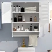 Picture of Jevara Natural wood Bathroom Cabinet