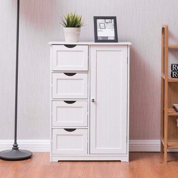 Manske With Free-Standing Bathroom Cabinet