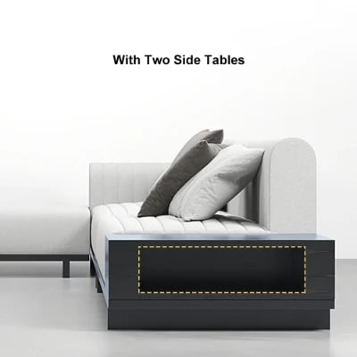 Picture of Cavallo L-Shaped Sectional – Natural Wood