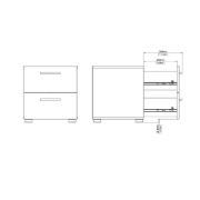 Dillw Drawer Nightstand