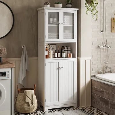 Picture of Simba Natural wood Bathroom Cabinet