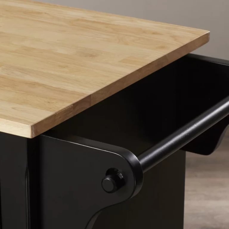 Talya Wide Rolling Kitchen Island