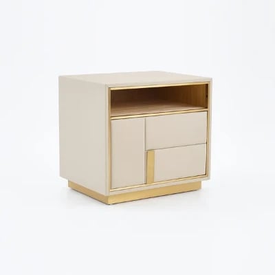 Picture of Klasio Nightstand Natural wood - One drawer