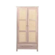 Picture of Aurea Wardrobe – Rattan & Natural Wood