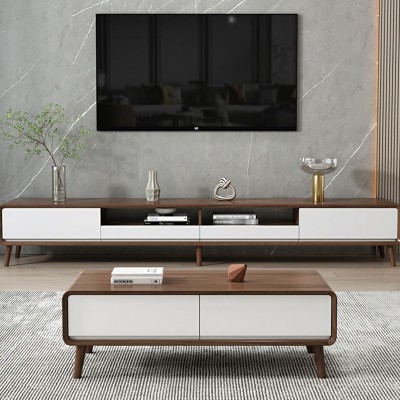 Picture of Harmony Natural Wood TV Unit – Sleek & Low-Profile Design