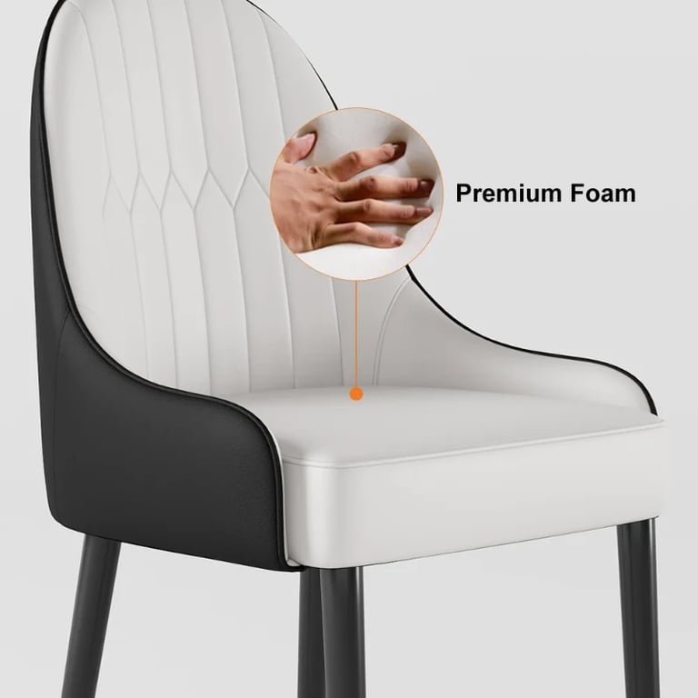 صورة كرسي طعام فيرا لوكس مع خشب طبيعي