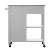 Plippi Wood Rolling Kitchen Cart
