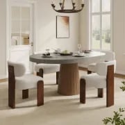 Picture of Maven Natural Wood Curve Chair