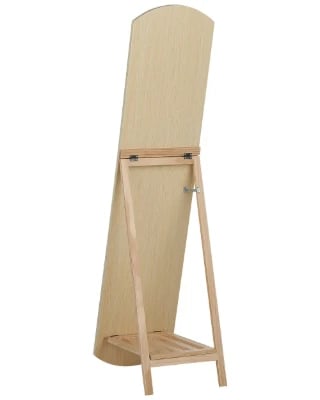 Picture of Reflet Floor Mirror - With Natural Wood Stand.