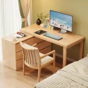 Éluré Desk -Natural wood.