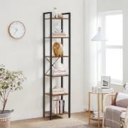 Fenza – Natural Wood & Metal Display Shelf