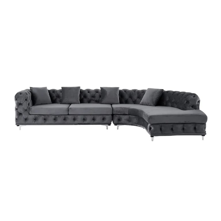 Picture of Montero Curved Sectional -Natural Wood