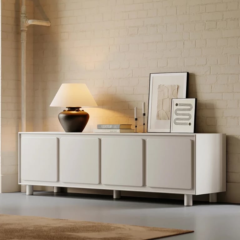 Picture of Novia Natural Wood TV Stand – Modern Design