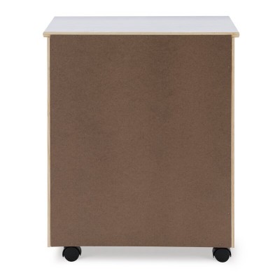 صورة وحدة تخزين بريشاى بـ 6 أدراج بعجلات – عملية وعصرية قابلة للتحريك