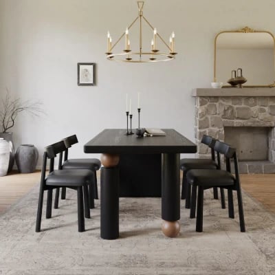 Novera Dining Set – Contemporary Natural Wood Design