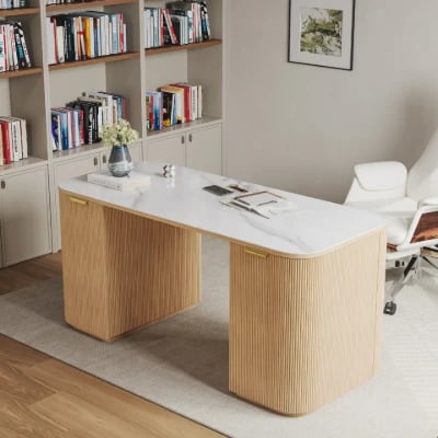Écrito Desk - Natural Wood.