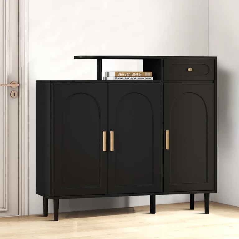 Noirette – Luxury Modern Natural Wood Shoe Cabinet