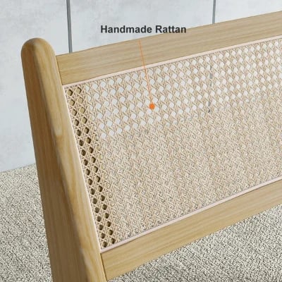 صورة كرُوكو كرسي لاونج جاباندي – من الخشب الطبيعي والراتان