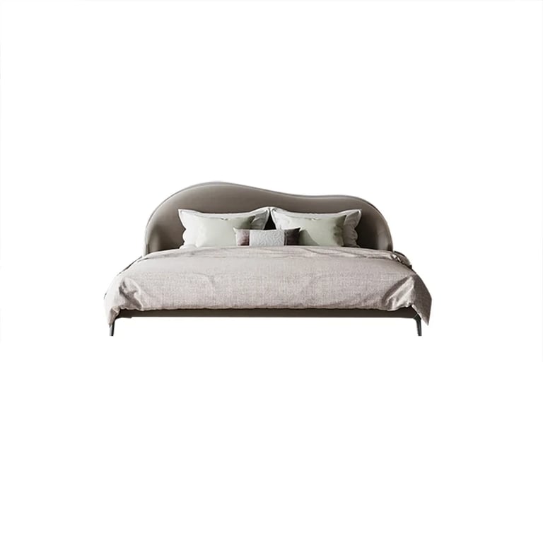 Picture of Luna Curve Upholstered Bed