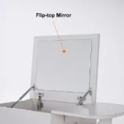 صورة تسريحة نورديك مع مقعد ومرآه