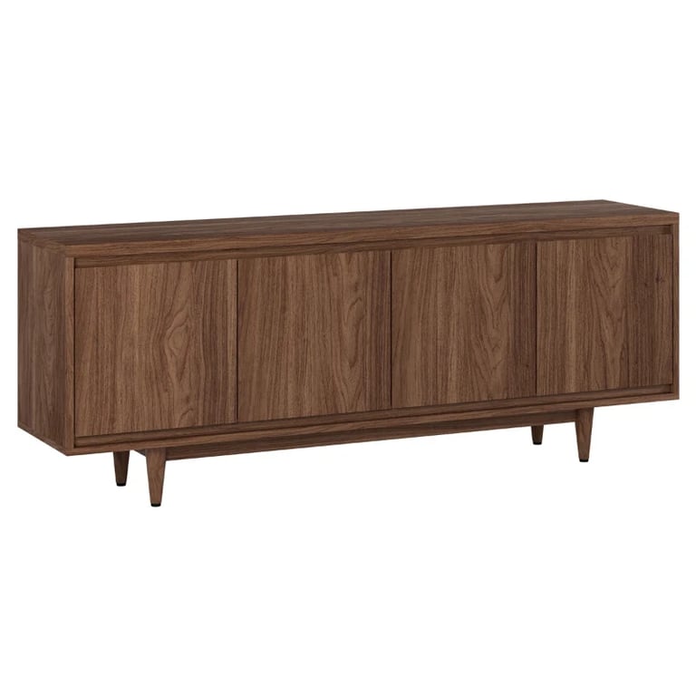 Picture of Olsen Natural Wood TV Unit – Four Doors & Tapered Legs