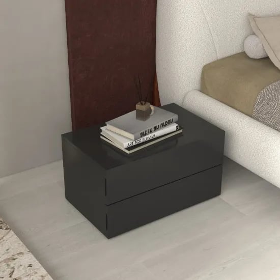Picture of Leveim Modern Nightstand - Two drawers