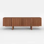Picture of Tavora Natural Wood Sideboard – Fluted Door Design