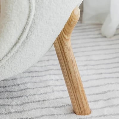 Picture of Arteza Natural Wood Accent Chair – Elegant Design for Any Room