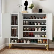 Blanchette – Modern Natural Wood Shoe Cabinet