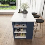 Grata Kitchen Island with Storage