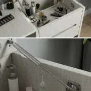 صورة تسريحة نورديك مع مقعد ومرآه