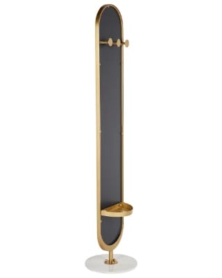 Picture of Pureté Floor Mirror - Natural wood Metal Frame.