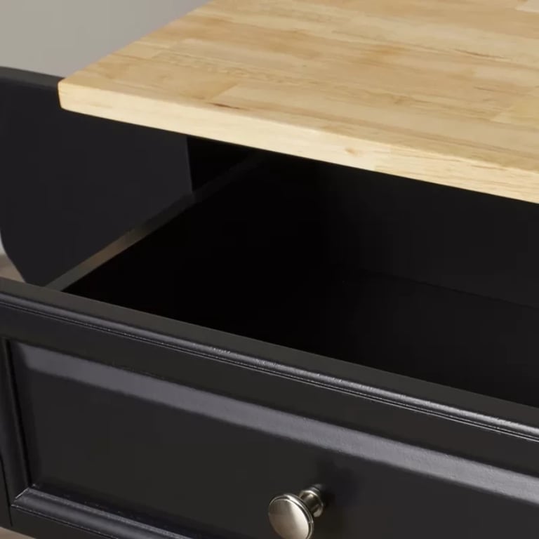 Talya Wide Rolling Kitchen Island