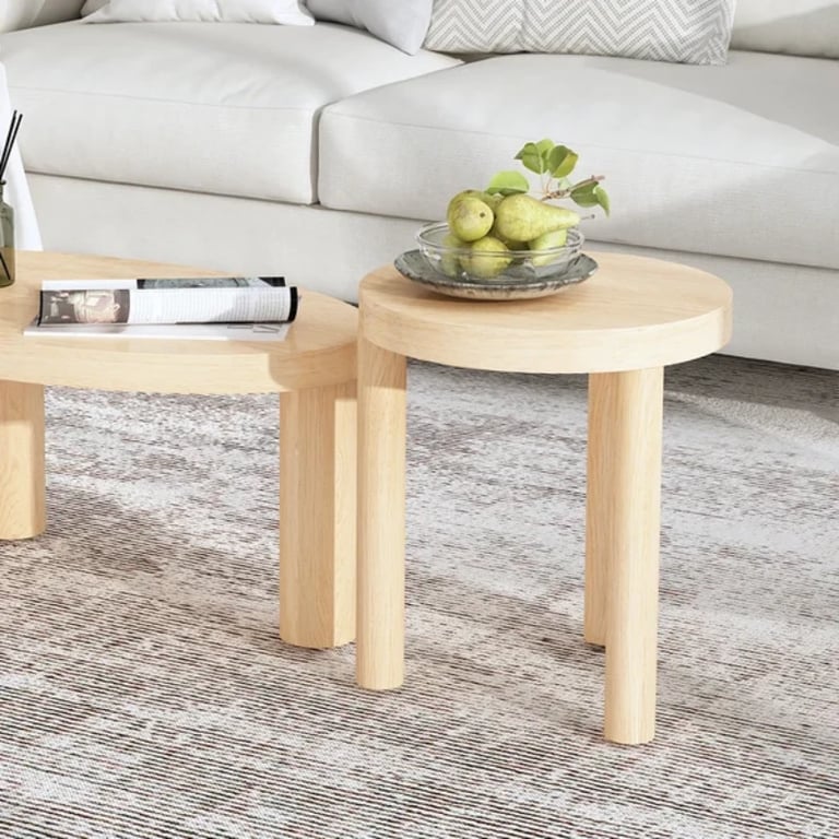Picture of Kailie modern natural wood Side table